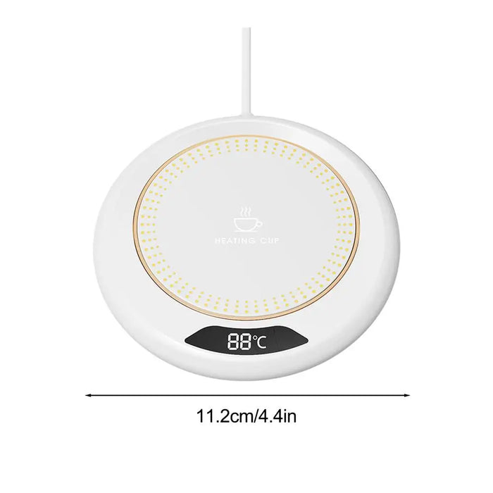 Heat Hollow™ USB Heated Mug Coaster with 3 Temperature Levels