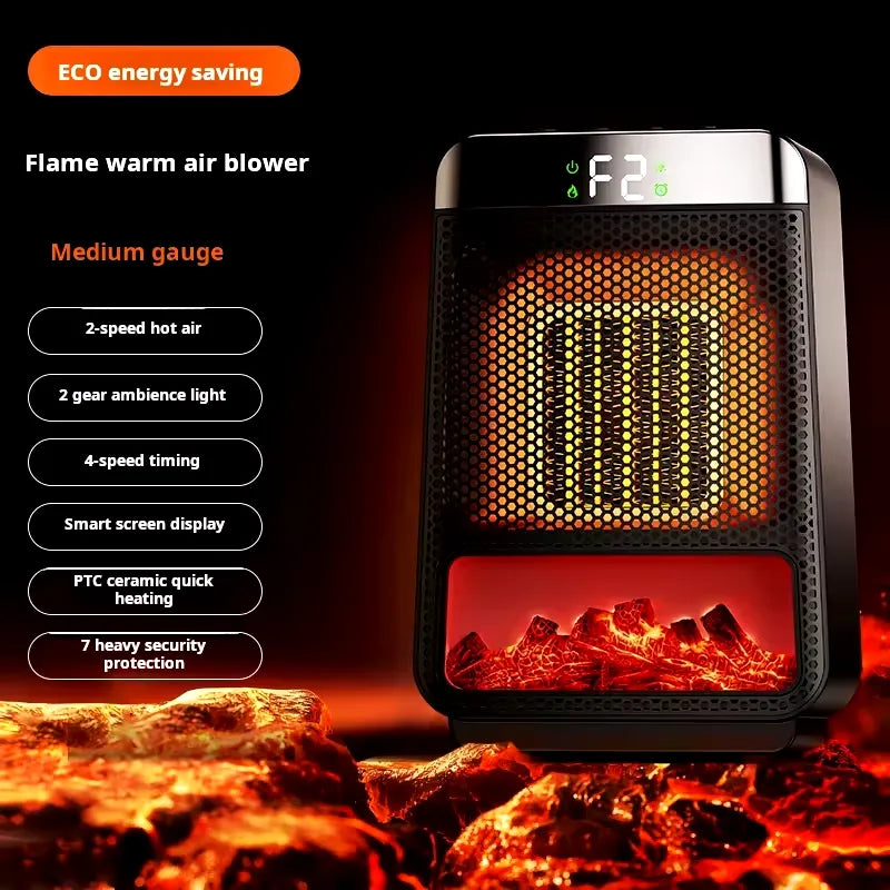 Socket Heater PTC Ceramic | Heats in 3 Seconds | Energy Efficient, Space Saving for Bedroom and Office