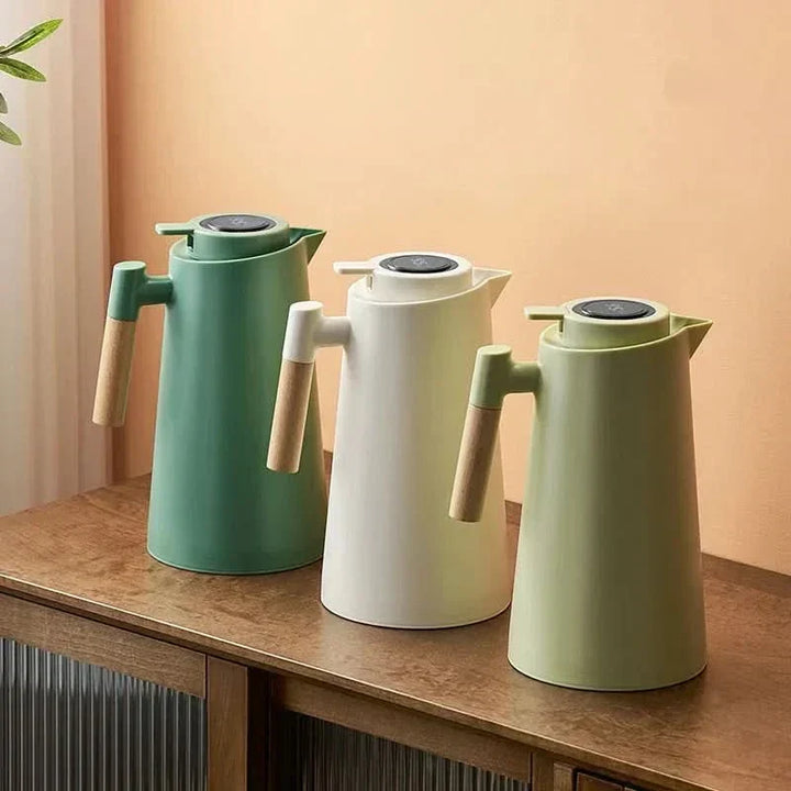 Thermal Carafe | 1 Litre with Temperature Display | Keeps Coffee &amp; Tea Warm for Hours | ThermaVue