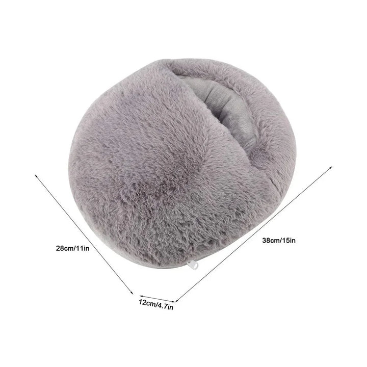 Heat Hollow™ Fluffy USB Foot Warmer Bootie With Soft Velvet Lining