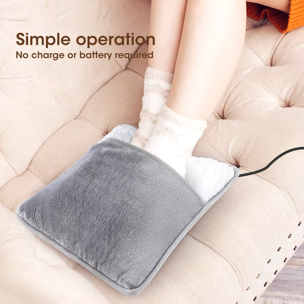 USB Flannel Foot Warmer With Gentle 40°C Warmth – Heat Hollow