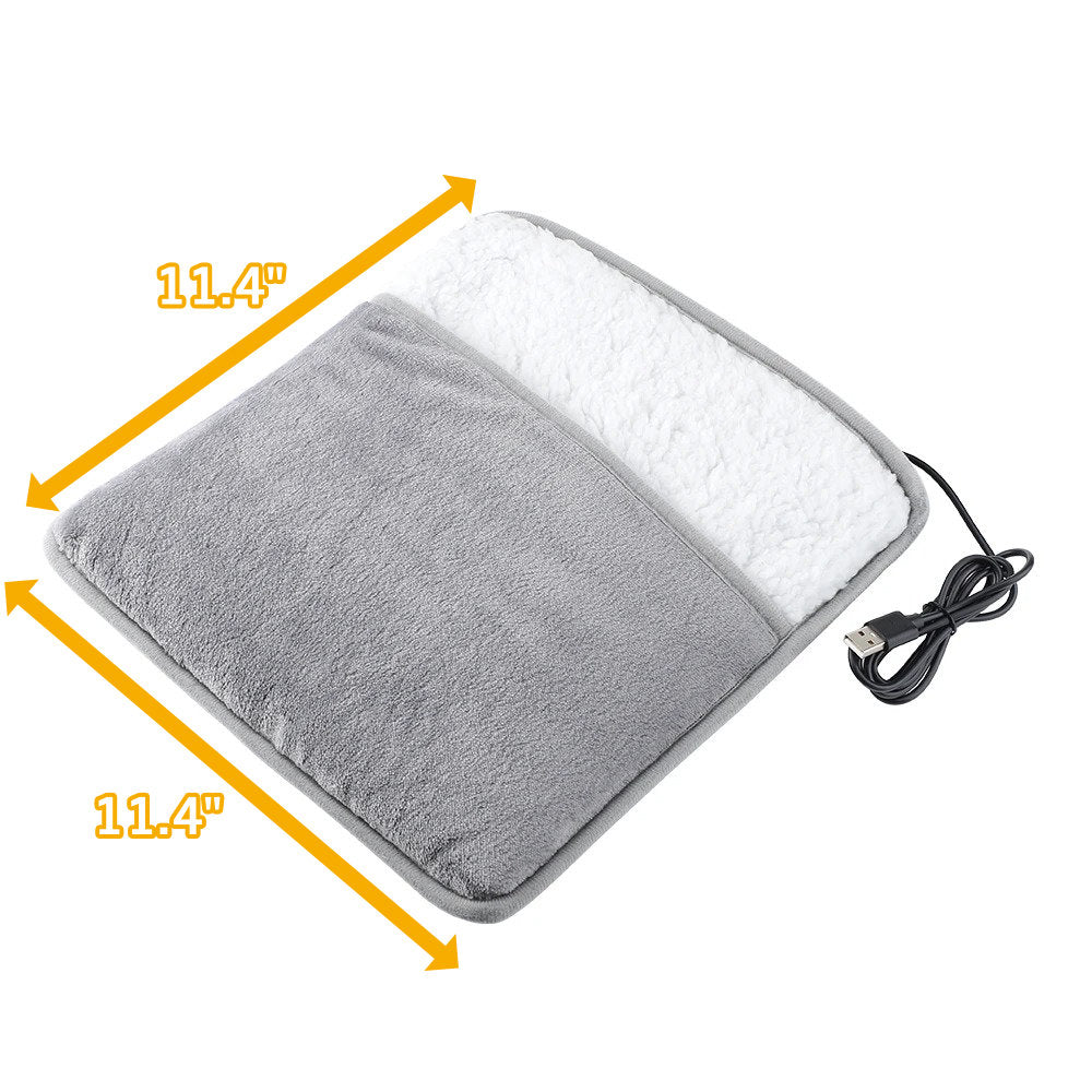 USB Flannel Foot Warmer With Gentle 40°C Warmth – Heat Hollow