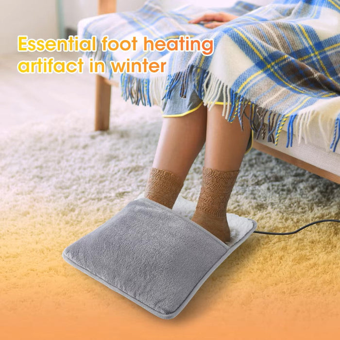 Heat Hollow™ USB Flannel Foot Warmer With Gentle 40°C Warmth