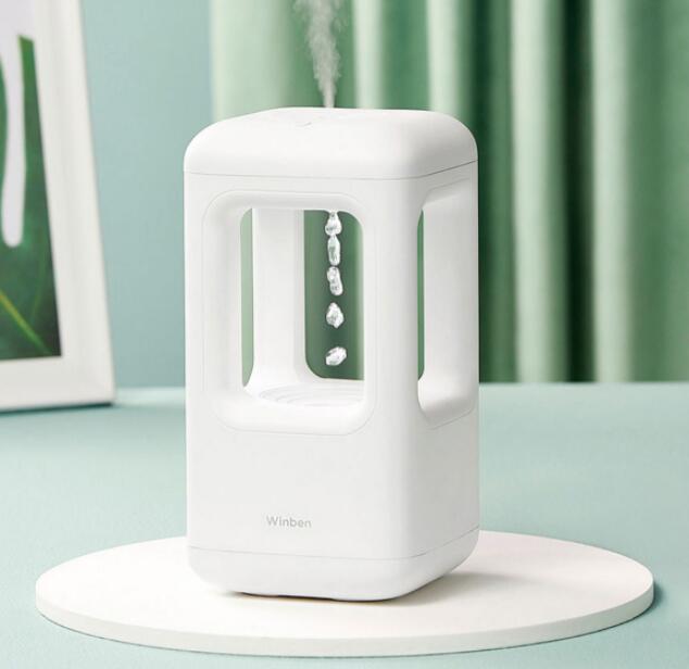 Anti Gravity Water Drop Humidifier With Atmosphere Light