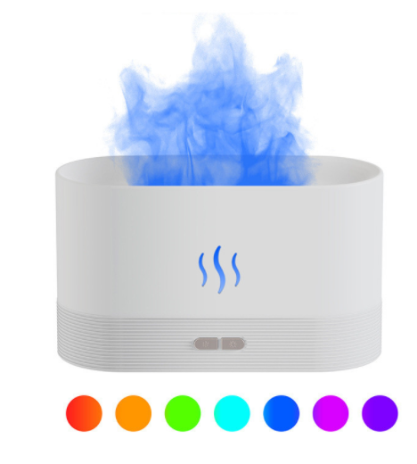 Ultrasonic Aroma Diffuser With Flame Light And Cool Mist, USB