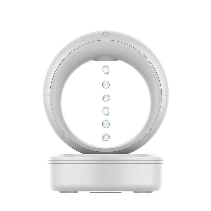 Heat Hollow Anti-gravity humidifier and aroma diffuser with floating drops