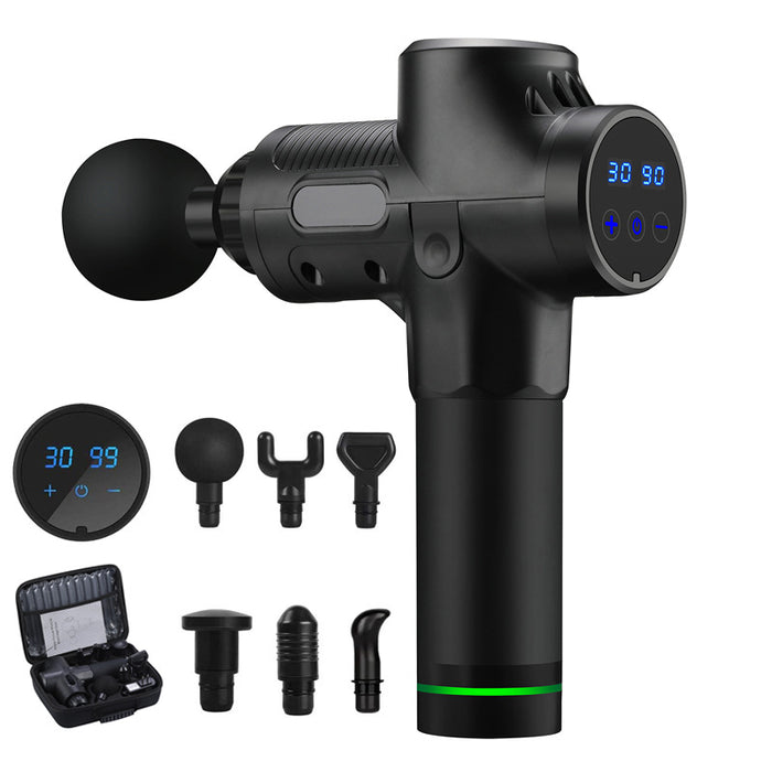 Heat Hollow Massage gun with brushless motor and touch screen