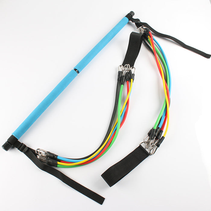 Heat Hollow Portable pilates bar kit with five band pairs