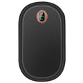 Black pebble hand warmer with display