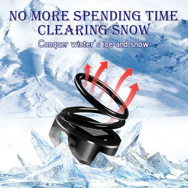 Portable Car Heater | Solar Rechargeable De-Icer | Fast Defrost Device for Cars &amp; Homes