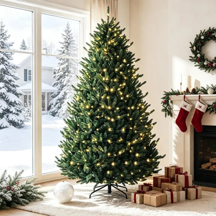 Heat Hollow Pre-Lit Christmas Tree with 480 Dual-Colour LEDs