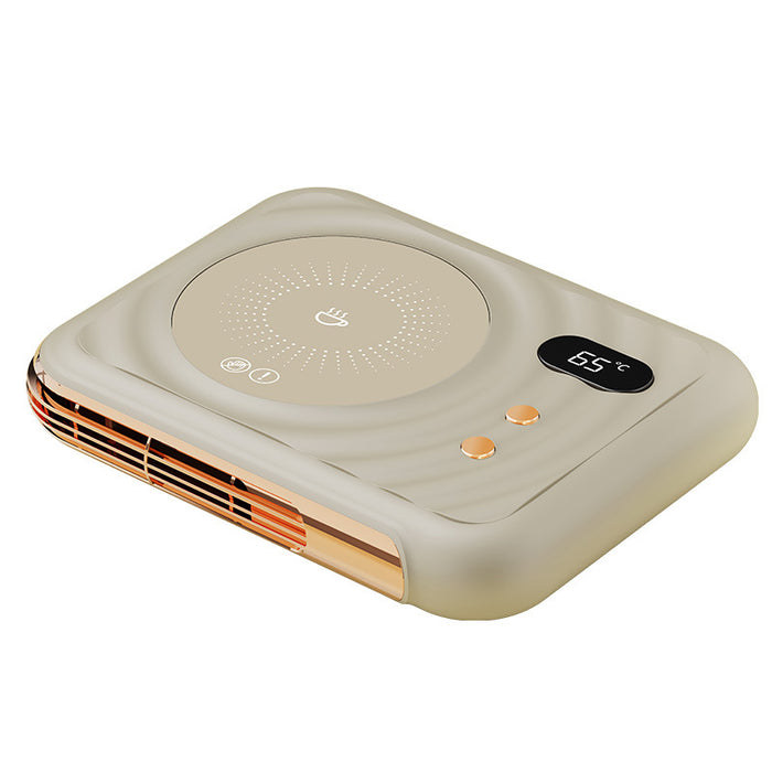 Heat Hollow 2-in-1 Mug Warmer with Warm-Air Hand Heater