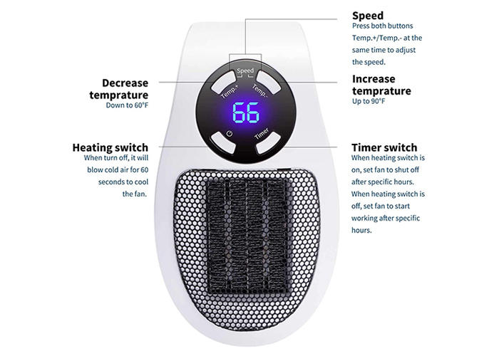 Portable Space Heater for Quick Room Warmth – Heat Hollow