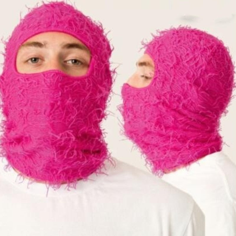 Knitted Camouflage Balaclava For Men And Women, Handmade