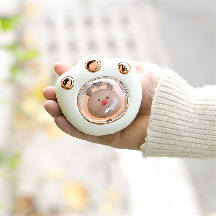 Cat Paw Rechargeable Hand Warmer With Two Heat Settings