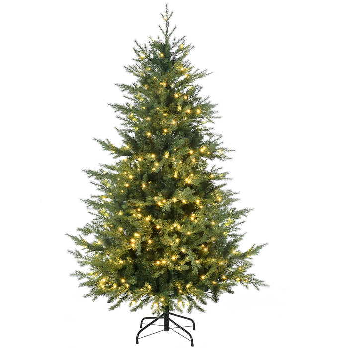 Heat Hollow Realistic Pre-Lit Fir Christmas Tree with 8 Light Modes