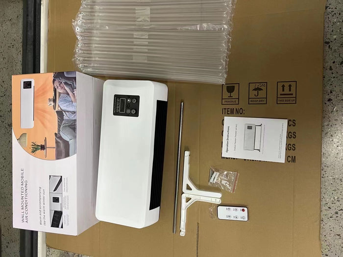 Heat Hollow Bathroom Wall Heater with Remote and Clothes-Drying Rail