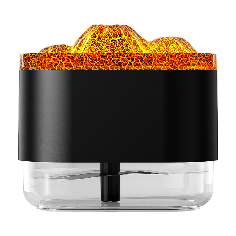 USB Volcano Air Humidifier 300ml, Ultrasonic Mist Maker With LED