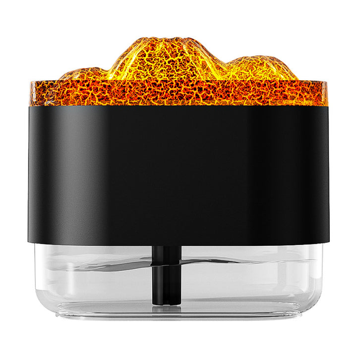 USB Volcano Air Humidifier 300ml, Ultrasonic Mist Maker With LED