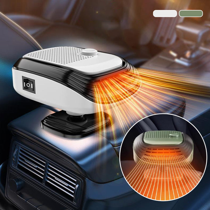 Heat Hollow™ Compact Car Heater with Adjustable Heat and 360° Swivel