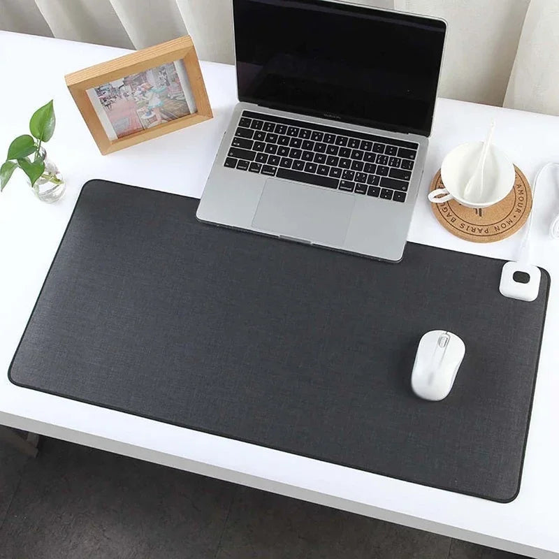 Heated Desk Mat With Adjustable 35–50°C Temperature – Heat Hollow
