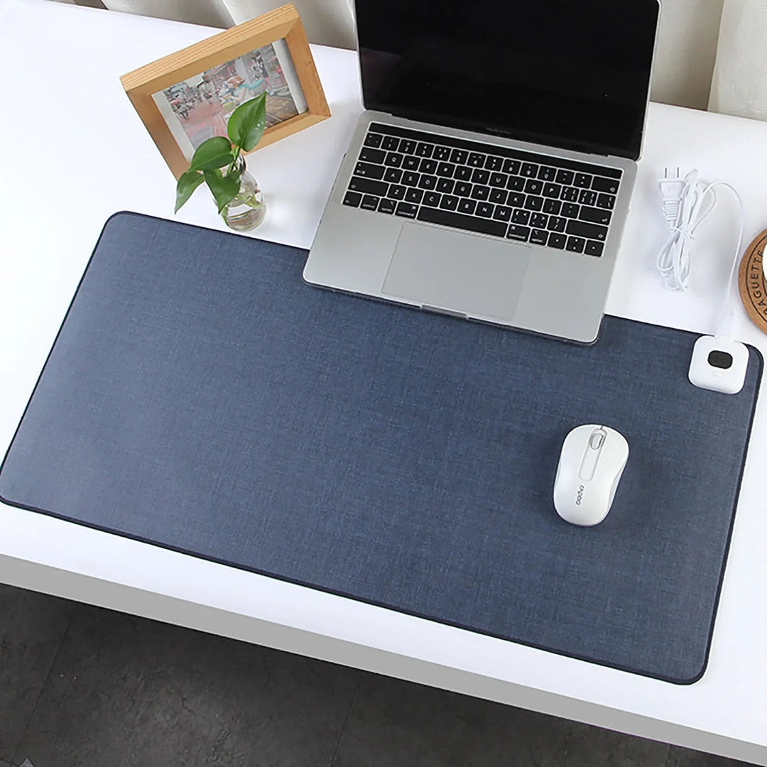 Heated Desk Mat With Adjustable 35–50°C Temperature – Heat Hollow