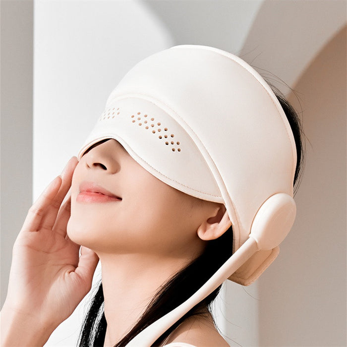 Heat Hollow Cordless Head and Eye Massager with Warm Compress