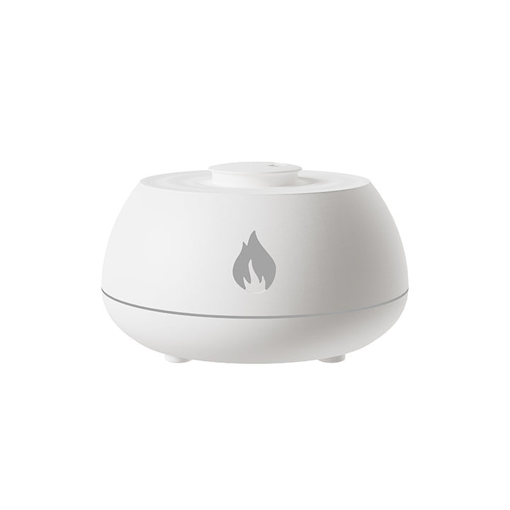 Flame Humidifier With 7 Colour Light And Removable Spray Nozzle