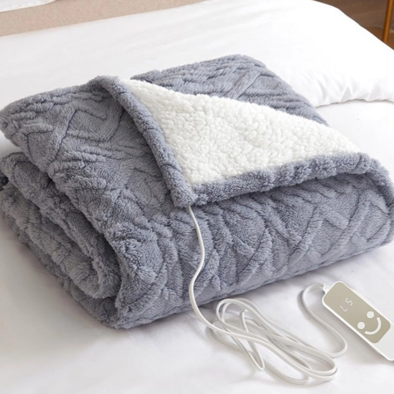 Electric heated mattress pad in soft velvet, from small to double