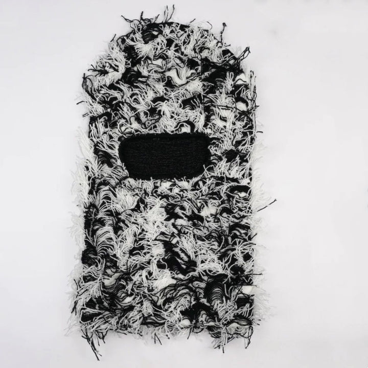 Knitted Camouflage Balaclava For Men And Women, Handmade