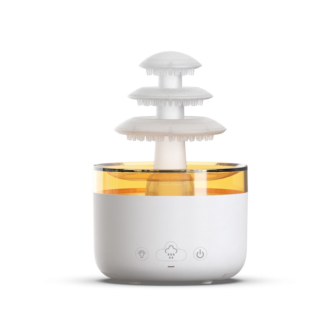 Cloud Rain Humidifier And Essential Oil Diffuser With White Noise