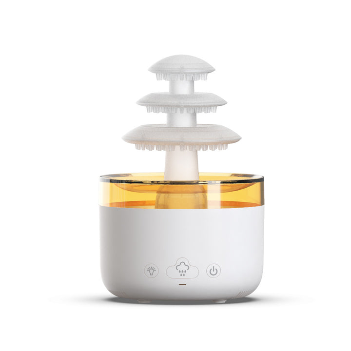 Cloud Rain Humidifier And Essential Oil Diffuser With White Noise