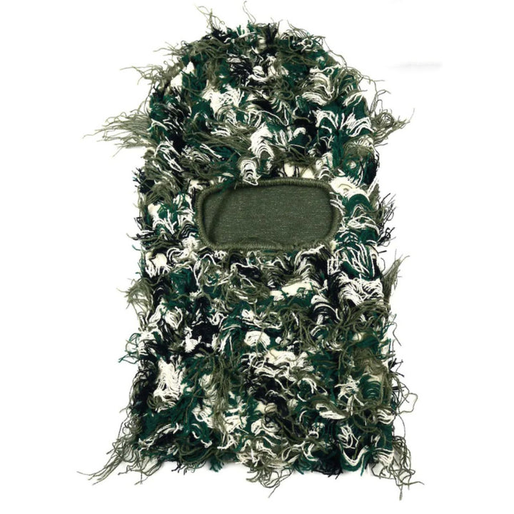 Knitted Camouflage Balaclava For Men And Women, Handmade