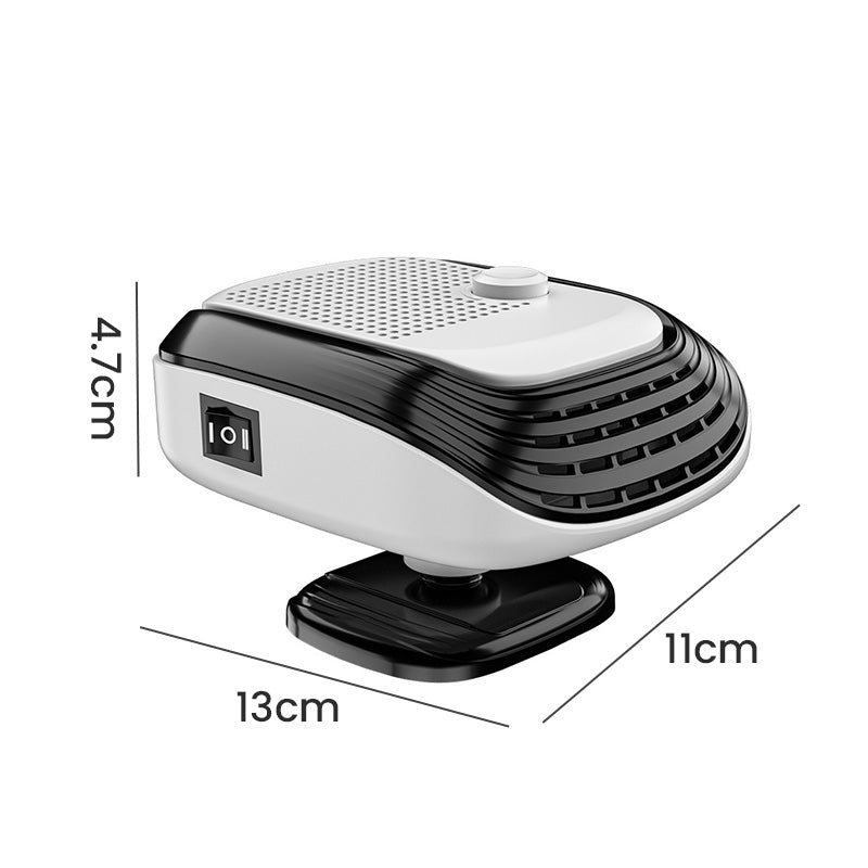 Heat Hollow™ Compact Car Heater with Adjustable Heat and 360° Swivel
