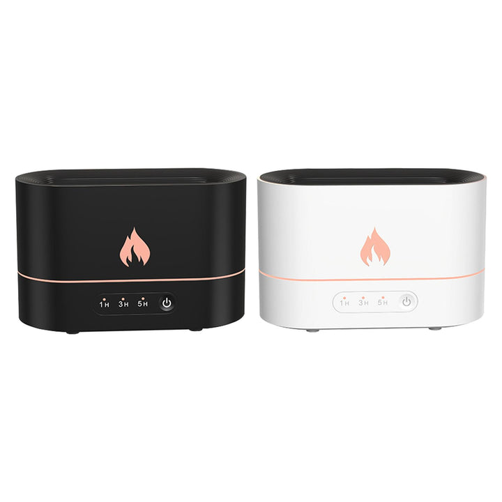 Square Flame Aromatherapy Humidifier, Silent USB Atmosphere Light