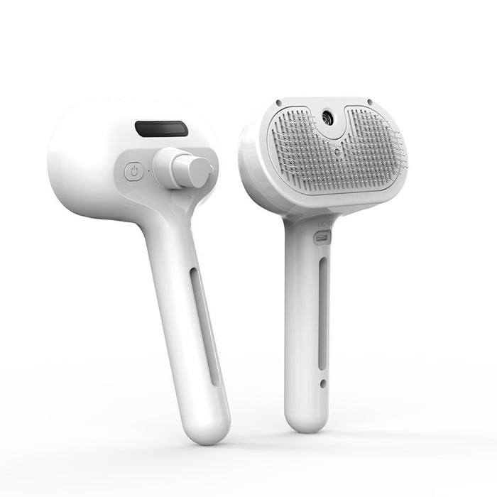 Heat Hollow Self-cleaning slicker brush with water mist spray