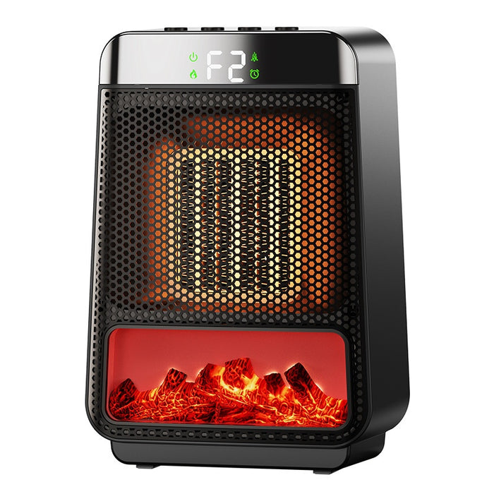 Heat Hollow Ceramic fan heater with 3D flame effect