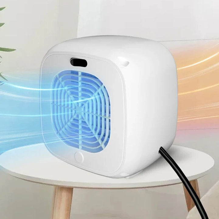 Heat Hollow™ Mini Cube Heater for Desks with Quiet 450–800W Warmth