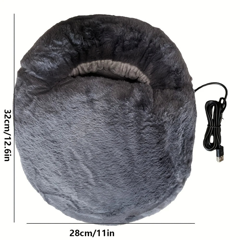 Soft Velvet USB Foot Warmer With Steady 50–60°C Heat – Heat Hollow