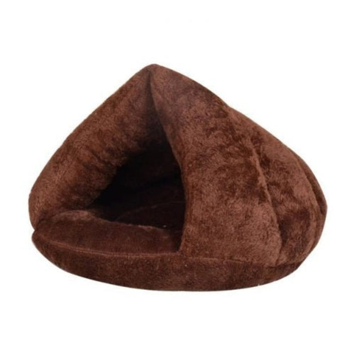 Self-Warming Cat Bed with Soft Faux Fur and Non-Slip Base