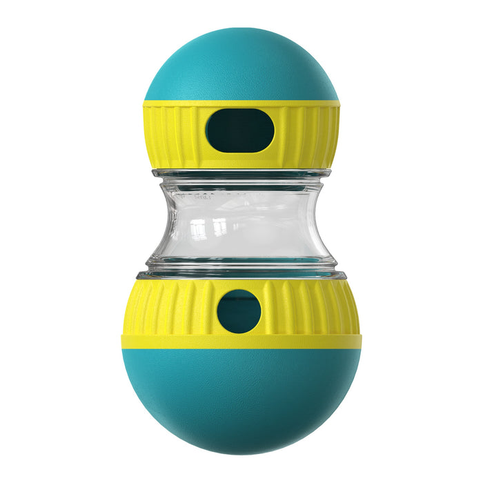 Heat Hollow Treat tumbler toy with adjustable dispensing hole