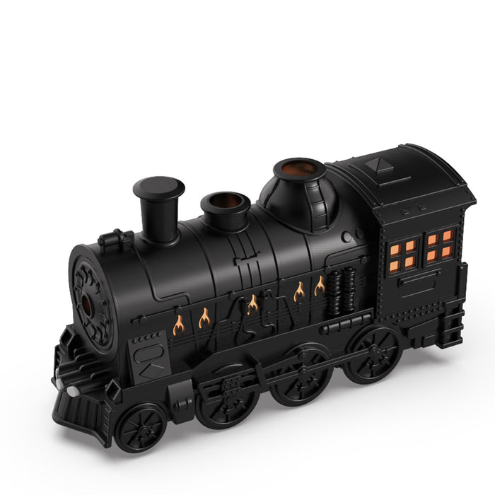 Heat Hollow Steam train aroma diffuser with smoke ring mist and warm LED light