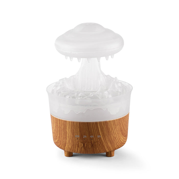 Heat Hollow Rain cloud humidifier with dripping raindrop effect