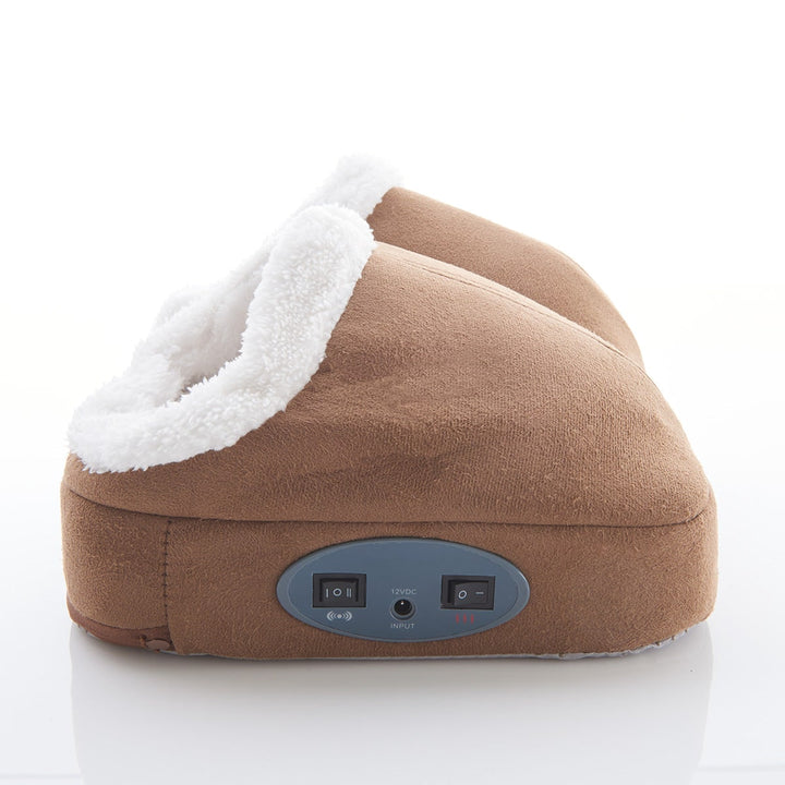 Heated Foot Warmer Massager with Fleece-Lined Dual Pockets – Heat Hollow