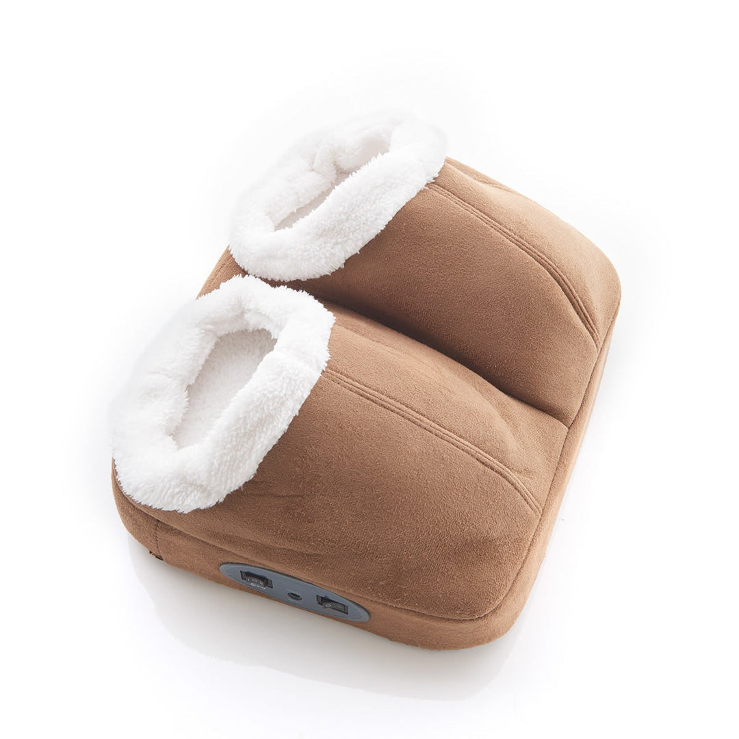 Heated Foot Warmer Massager with Fleece-Lined Dual Pockets – Heat Hollow