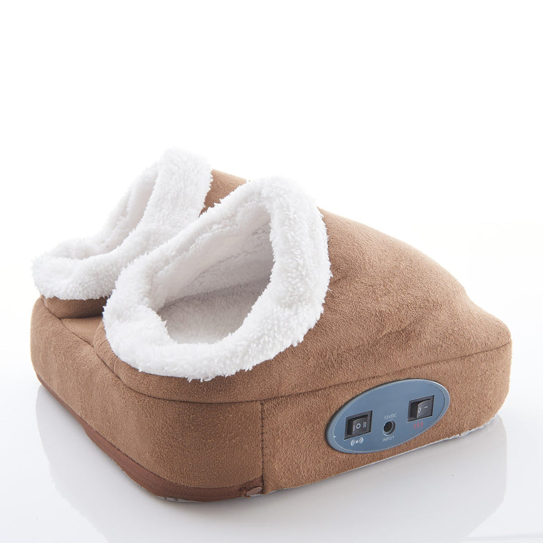 Heated Foot Warmer Massager with Fleece-Lined Dual Pockets – Heat Hollow