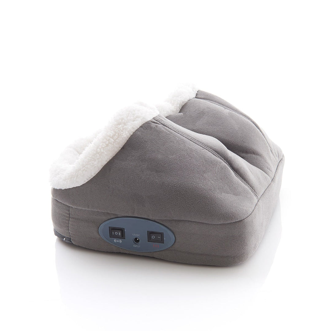 Heated Foot Warmer Massager with Fleece-Lined Dual Pockets – Heat Hollow