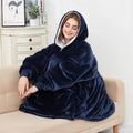Heat Hollow™ USB Heated Blanket Hoodie in Soft Oversized Flannel