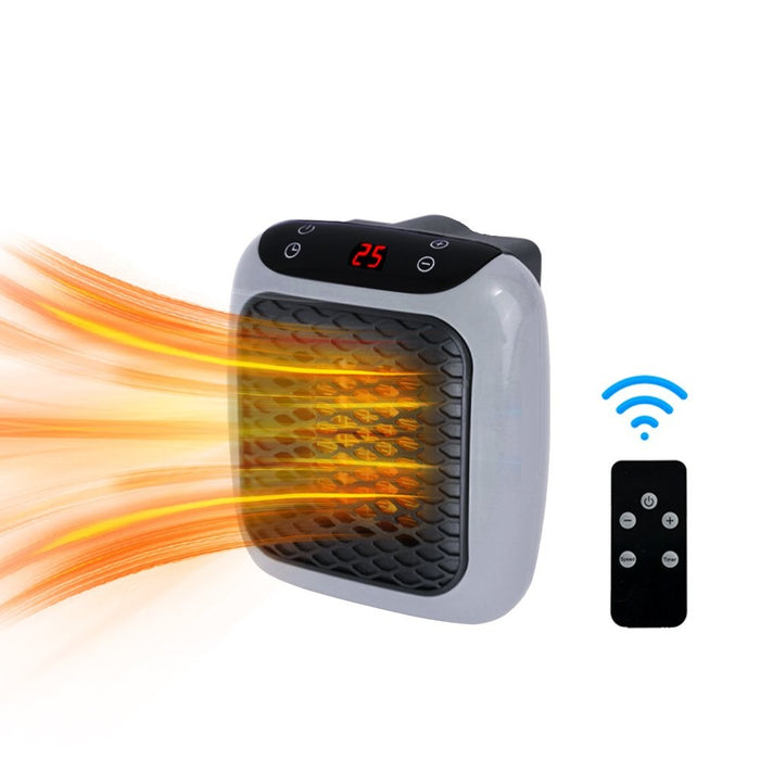 Heat Hollow Plug-in Socket Heater 800W with Remote and Display