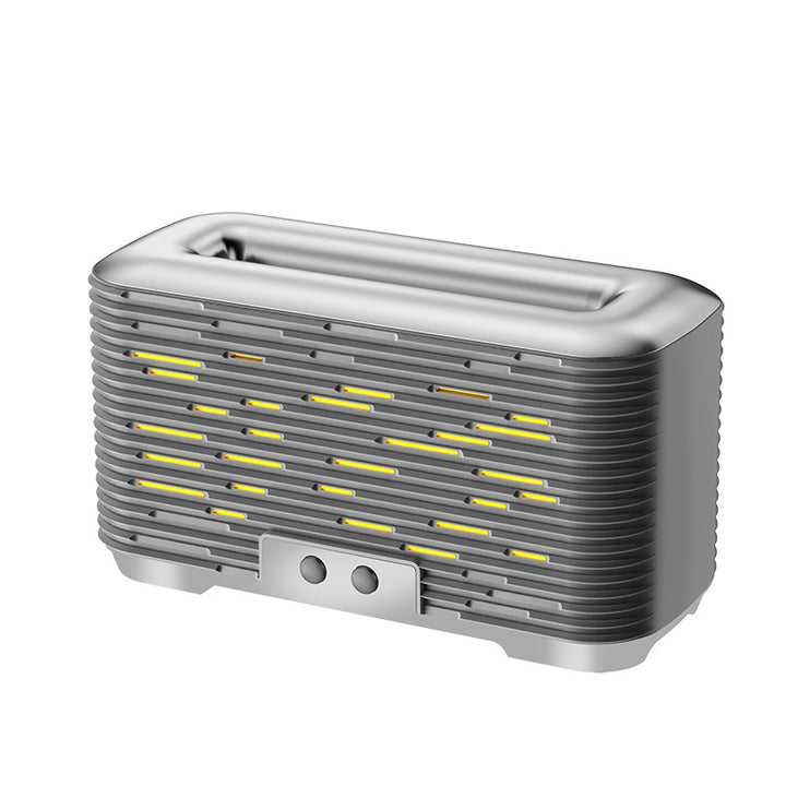 350ml Flame Aroma Diffuser With Double Colour Atmosphere Light